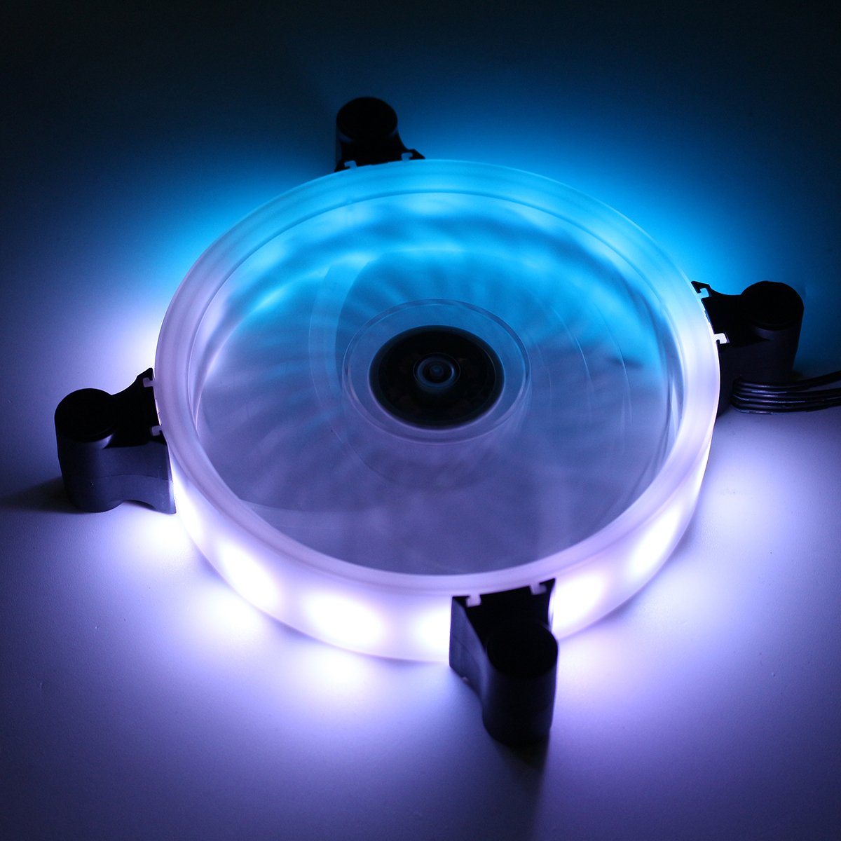 DC 12V 120mm 16million Color RGB LED Quiet Computer Case PC Cooling Fan 3 DC 12V 120mm 16million Color RGB LED Quiet Computer Case PC Cooling Fan - Image 3