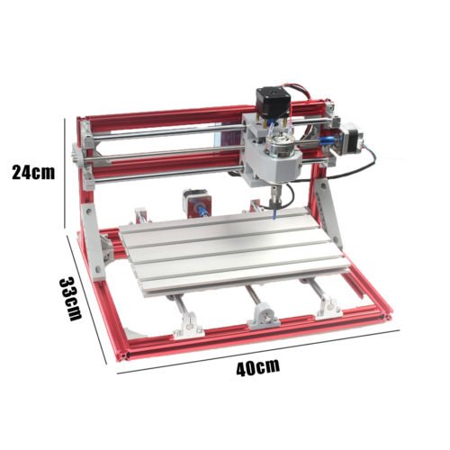 3018 3 Axis Red CNC Wood Engraving Carving PCB Milling Machine Router Engraver GRBLControl 6