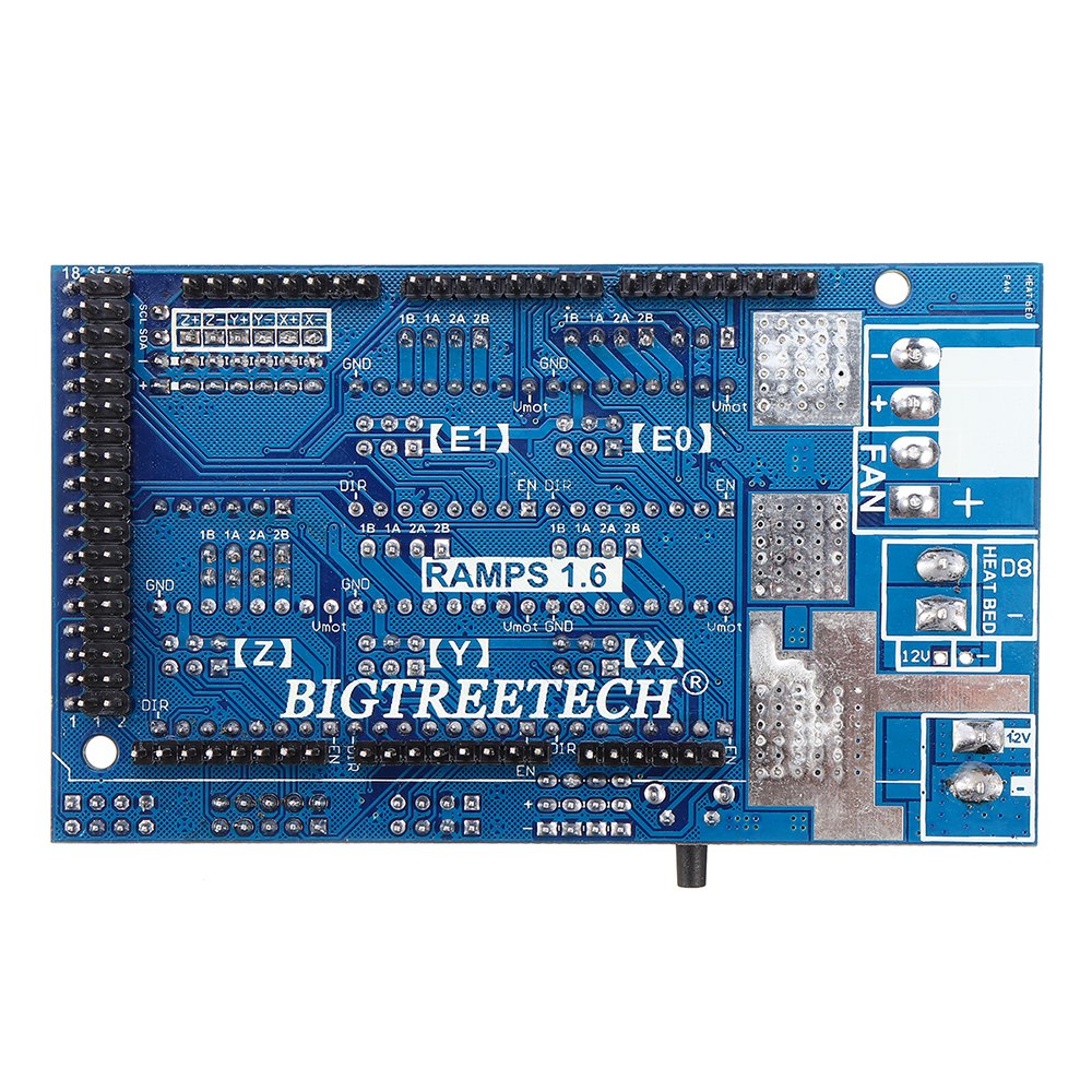 Upgrade Ramps 1.6 Base On Ramps1.5 Control Mainboard + Mega2560 R3 + 5Pcs DRV8825 Kit for Reprap 3D Printer 7 Upgrade Ramps 1.6 Base On Ramps1.5 Control Mainboard + Mega2560 R3 + 5Pcs DRV8825 Kit for Reprap 3D Printer - Image 7
