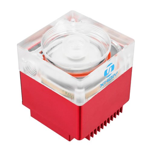 8W 4M Pump Head Aluminum Alloy LED Light Water Cooling Recycling Water Pump with IR Controller 2