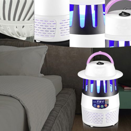 8 LED USB Mosquito Dispeller Repeller Mosquito Killer Lamp Bulb Electric Bug Insect Zapper Pest Trap Light For Yard Outdoor Camping 6
