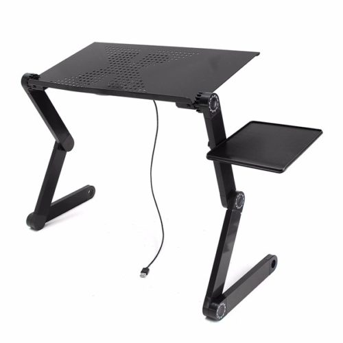 Portable Adjustable Foldable Laptop Notebook PC Desk Table Vented Stand Bed Tray 7