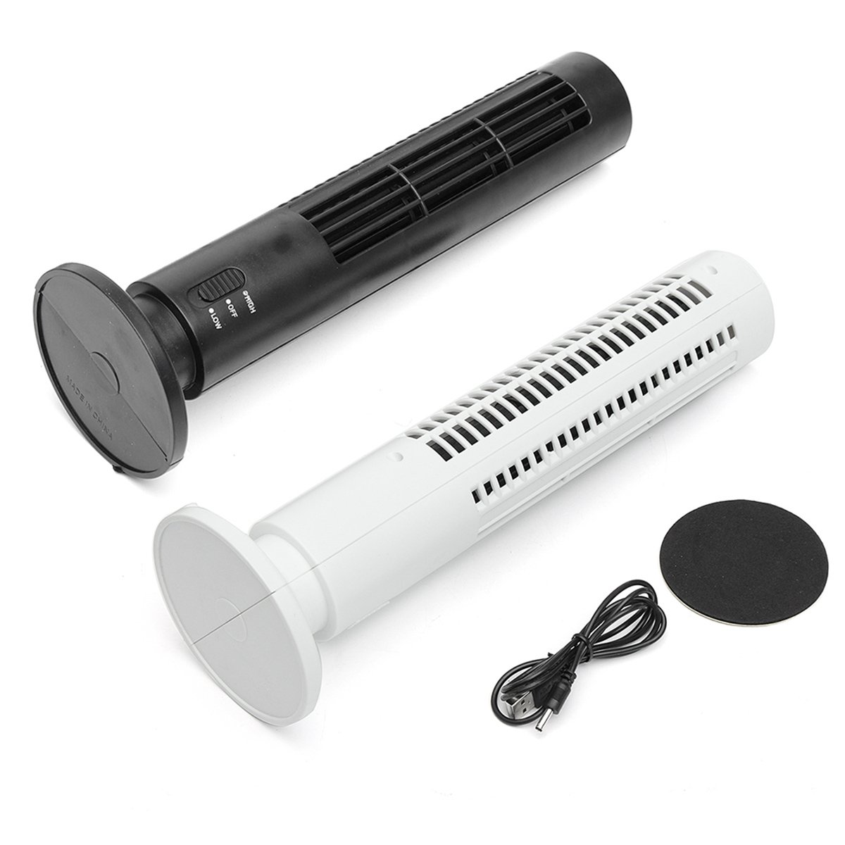 5V 2.5W Mini Portable USB Cooling Air Conditioner Purifier Tower Bladeless Desk Fan 6 5V 2.5W Mini Portable USB Cooling Air Conditioner Purifier Tower Bladeless Desk Fan - Image 6