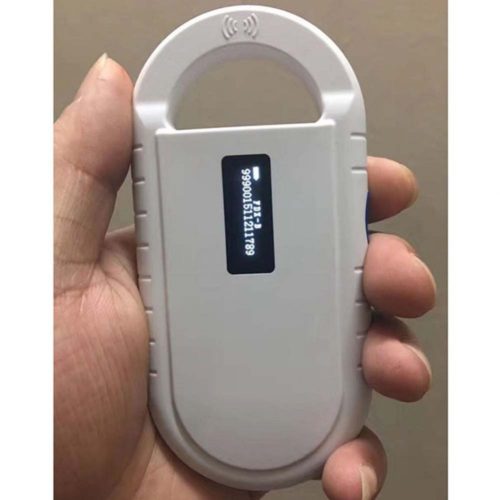 Portable Animal Identification Microchip Handhold Card Reader Scanner Pet Supplies 4