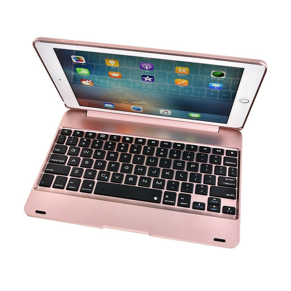 Wireless Bluetooth Keyboard for Apple iPad Air1 Air2 Pro 9.7 Inch 2017/2018 Rose gold 2