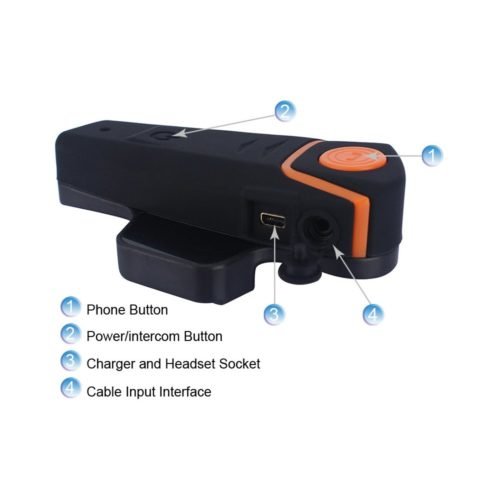 Motorcycle Headset - 1000m Range, Bluetooth, Handsfree Calls, FM Radio, GPS Connect, 450mAh Battery 7
