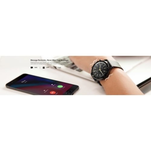 Zeblaze VIBE LITE Smart Watch Bluetooth 4.0 Sleep Monitor 5 ATM Waterproof 290mAh Battery Sporting Tracker Black 6