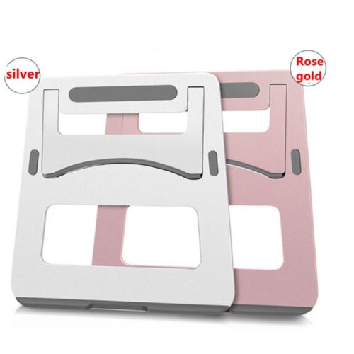High Quality Portable Laptop Stand Aluminium Alloy For MacBook Tablet Holder With Cooling Function 4
