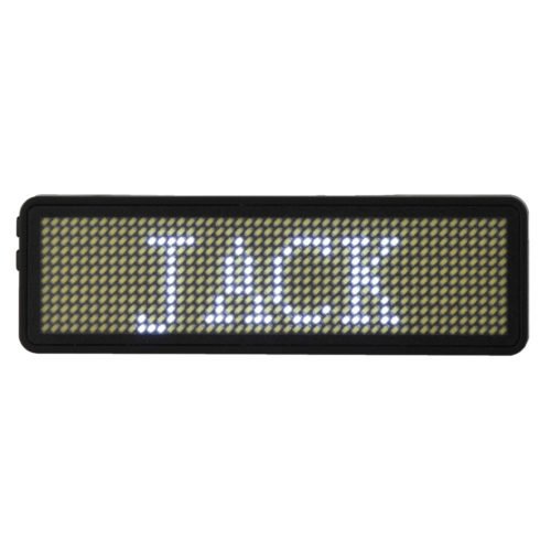 12 x 48 Pixels Programmable LED Digital Scrolling Message Name Tag ID Badge Holder Board 3