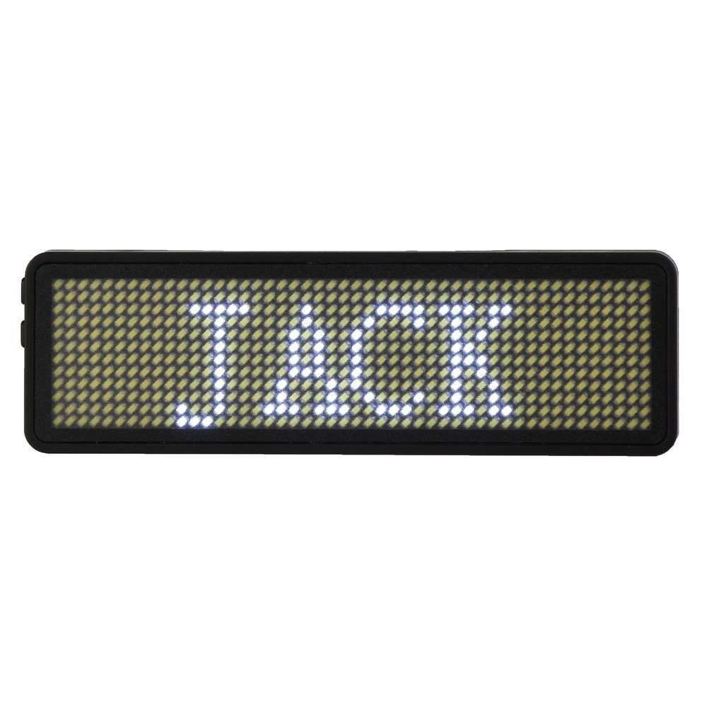 12 x 48 Pixels Programmable LED Digital Scrolling Message Name Tag ID Badge Holder Board 3 12 x 48 Pixels Programmable LED Digital Scrolling Message Name Tag ID Badge Holder Board - Image 3