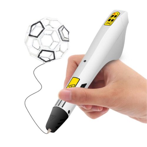 D9 3D Printing Pen with Filament for Kids Learning Gift w/ EU Plug/US Plug Power Adapter + Low Temperature 3