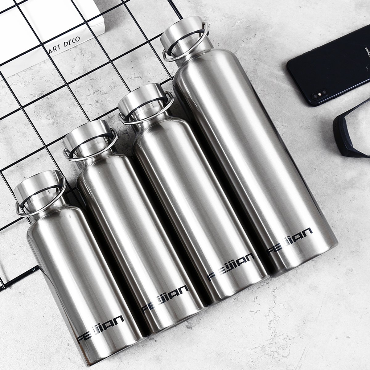 500ml~1000ml Portable Stainless Steel Thermos Bottle Water Cup Vacuum Bottle Sports Outdoor Travel 8 500ml~1000ml Portable Stainless Steel Thermos Bottle Water Cup Vacuum Bottle Sports Outdoor Travel - Image 8