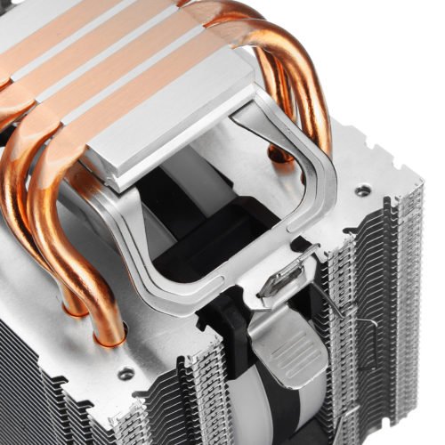 4Pin 4 Heatpipes Colorful Backlit CPU Cooling Fan Cooler Heatsink For Intel AMD 7