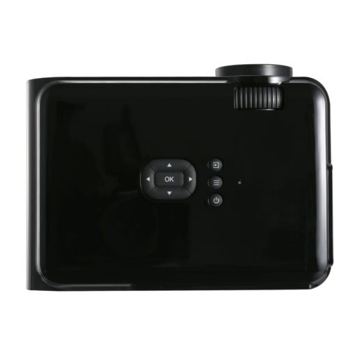 UHAPPY U90 Black Android 6.0 2000 Lumens LED WiFi bluetooth 4.0 Projector 800 x 480 Support 1080p 4