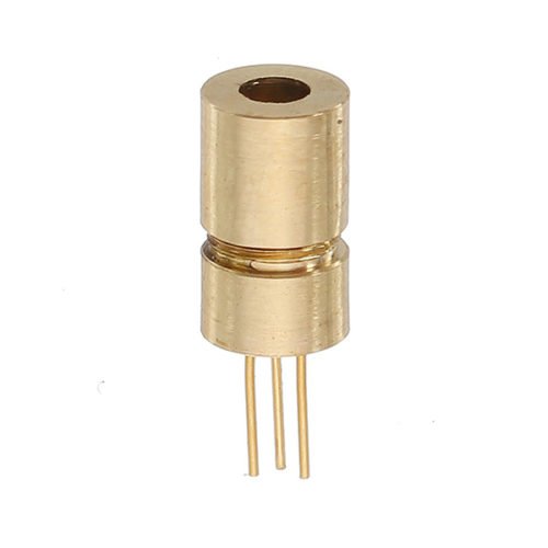 650nm 10mw 5V Red Dot Laser Diode Mini Laser Module Head for Equipment Industry 6x10.5mm 7