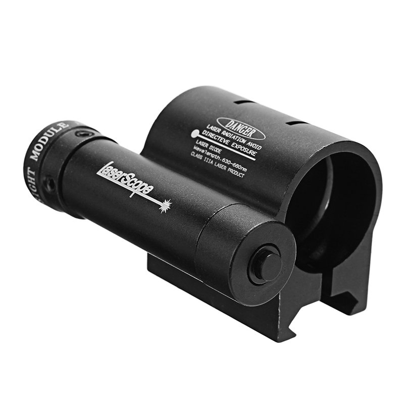 Red Laser Dot Sight Scope 20mm Picatinny Rail with 25mm Flashlight Ring Mount Clamp Holder 3 Red Laser Dot Sight Scope 20mm Picatinny Rail with 25mm Flashlight Ring Mount Clamp Holder - Image 3