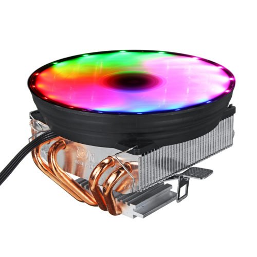 DC 12V 4Pin Colorful Backlight 120mm CPU Cooling Fan PC Heatsink for Intel/AMD For PC Computer Case 3