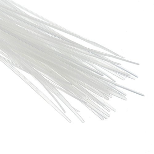 50pcs White Black 3x150mm Cable Ties Model Manufacturing Tools 9