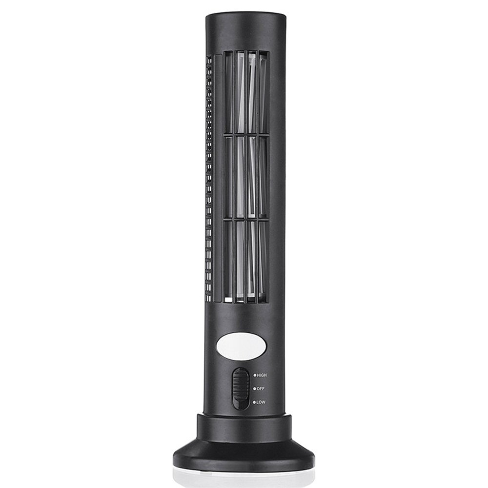 Portable Mini USB Leafless Tower Fan Ultra-quiet Desk Cooling Fan Purifier For Home Computer Office 9 Portable Mini USB Leafless Tower Fan Ultra-quiet Desk Cooling Fan Purifier For Home Computer Office - Image 9