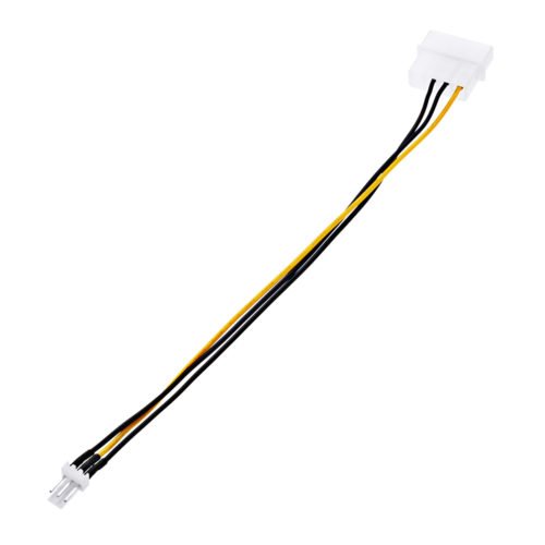 20cm Large 4 Pin IDE to 3 Pin Adapter Cable Power Cable for Cooling Fan Water Pump 4