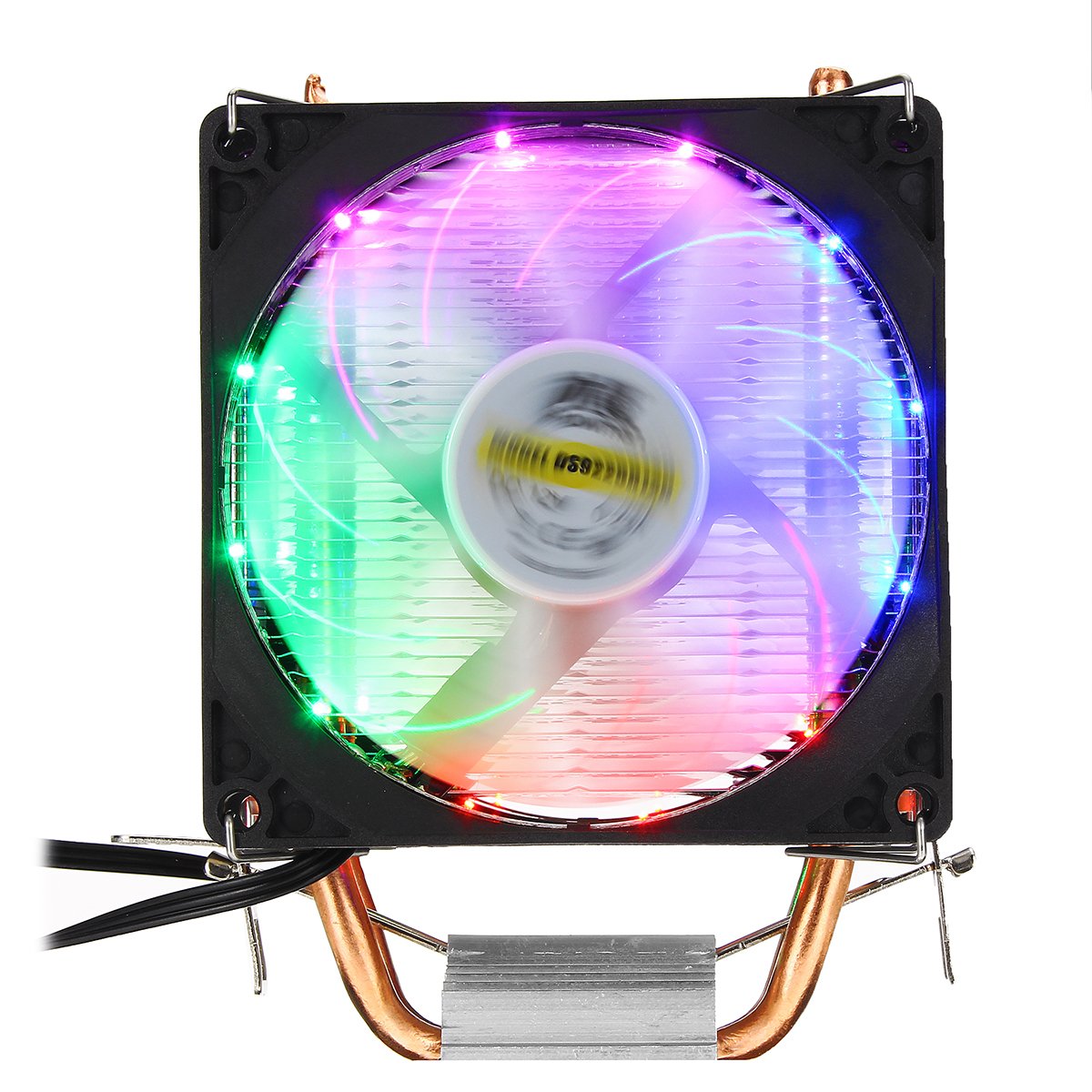 DC 12V 3Pin Colorful Backlight 90mm CPU Cooling Fan PC Heatsink Cooler for Intel/AMD For PC Computer Case 1