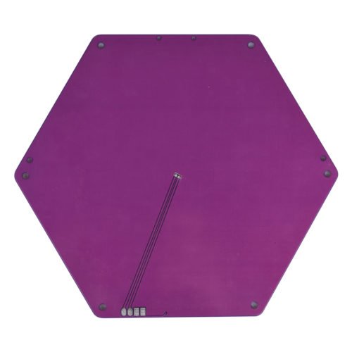 12V 120w 170mm Diameter Purple Hexagon Round Kossel Delta Heated Bed for 3D Printer 3
