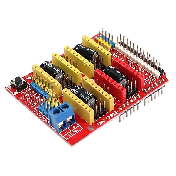 CNC Shield + 4 X DRV8825 Driver Kit For Arduino 3D Printer 2 CNC Shield + 4 X DRV8825 Driver Kit For Arduino 3D Printer - Image 2