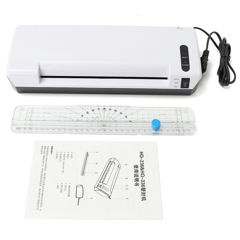 HQ-236 Laminator Thermal Photo Document Laminator Hot And Cold System Laminating Pouches Machine 1