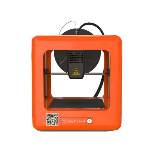 Easythreed® Orange NANO Mini Fully Assembled 3D Printer 90*110*110mm Printing Size Support One Key Printing with CE Certificate/1.75mm 0.4mm Nozzle fo 4