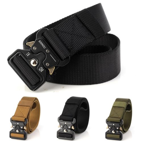 Survival Military Nylon Belts For Men Tactical Belt Waist Belt Strap Military Emergency EDC Gadget 9