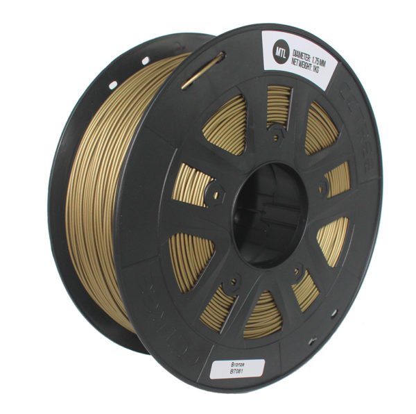CCTREE® 1.75mm 1KG/Roll Metal Bronze/Copper Filled Filament for Creality CR-10/Ender 3/Anet 3D Printer 4