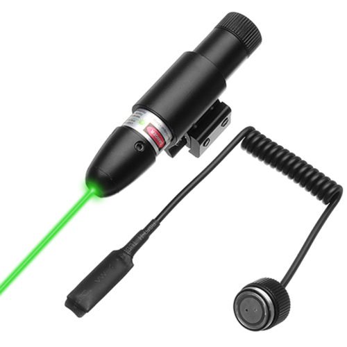 Green Laser Beam Dot Sight Scope Tactical Barrel Rail Mount with Remote Pressure Switch 1
