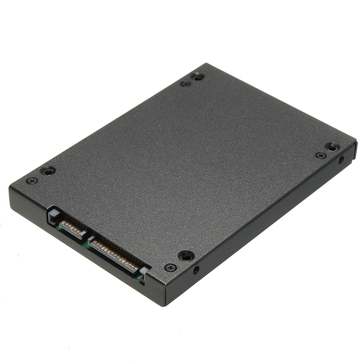 Micro SATA 1.8" to 2.5" SATA HDD Hard Drive Card Converter Adapter HDD Hard Disk Metal Case 2