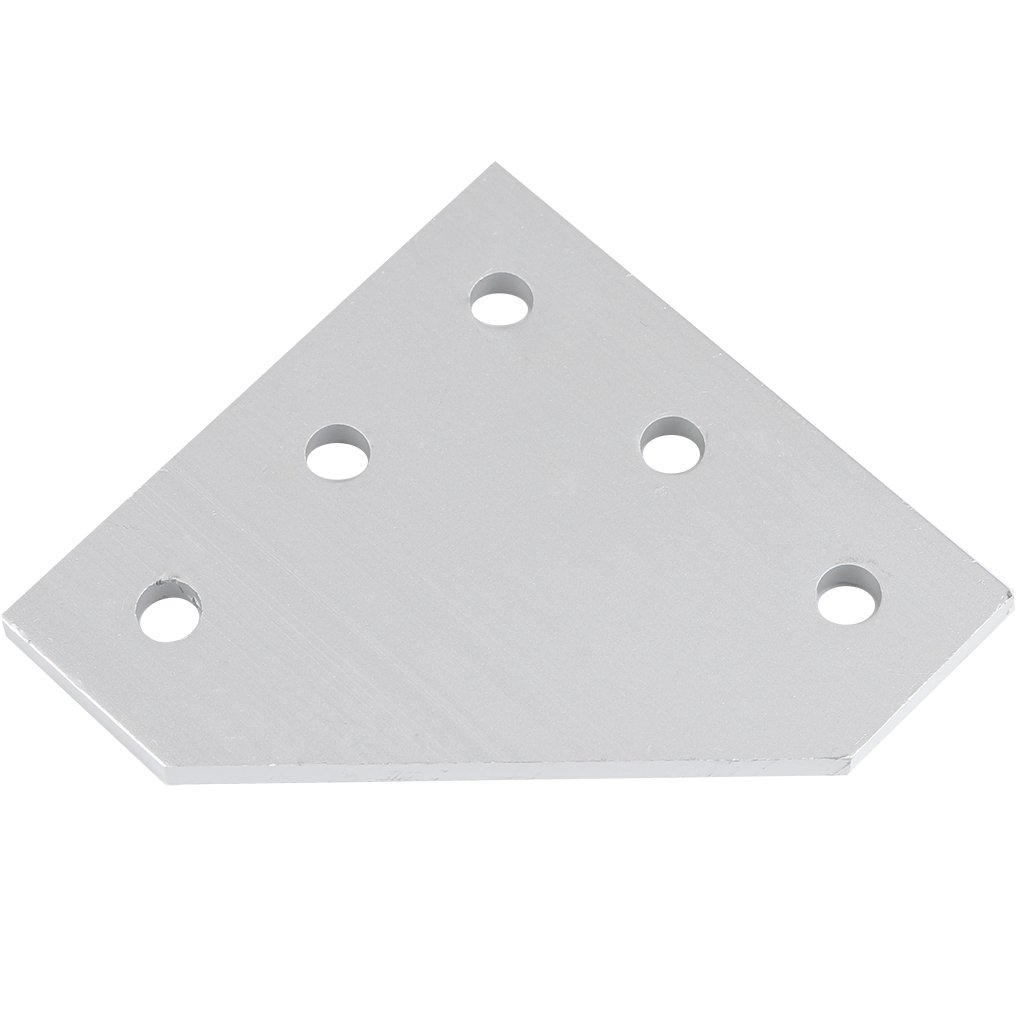 V-Slot Heavy Type 90° Joint Plate Aluminum T4*60*60mm M5 Thread for 3D Printer 3 V-Slot Heavy Type 90° Joint Plate Aluminum T4*60*60mm M5 Thread for 3D Printer - Image 3