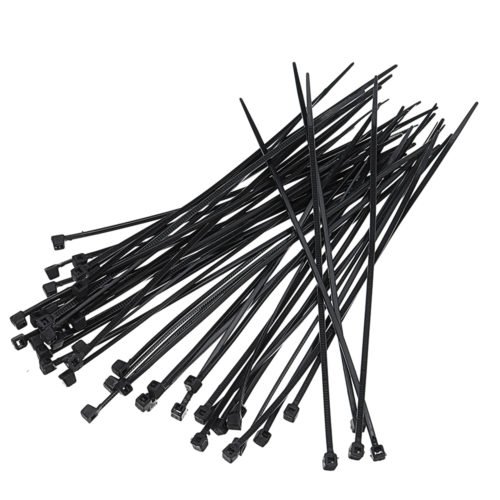 50pcs White Black 3x150mm Cable Ties Model Manufacturing Tools 1