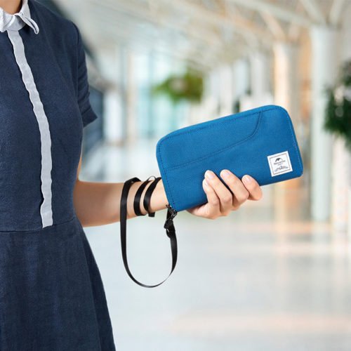 Naturehike NH18X020-B RFID Travel Wallet Waterproof Anti-theft Passport Credit Card Holder Bag 10