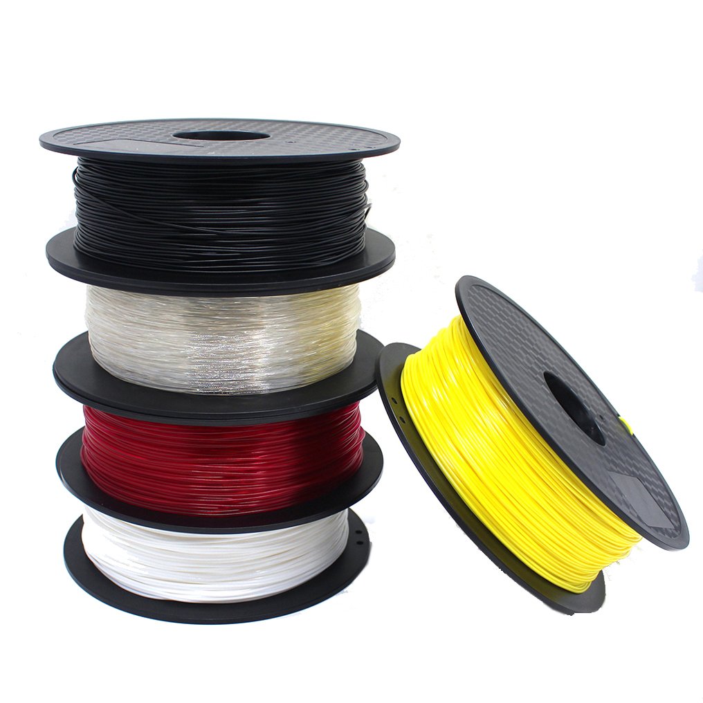 CCTREE® Black/White/Red/Transparent/Yellow 1.75mm 1Kg/Roll TPU Filament for 3D Printer Reprap 2