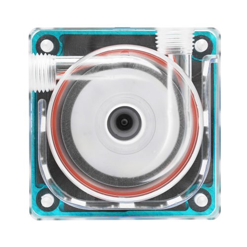 8W 4M Pump Head Aluminum Alloy LED Light Water Cooling Recycling Water Pump with IR Controller 6