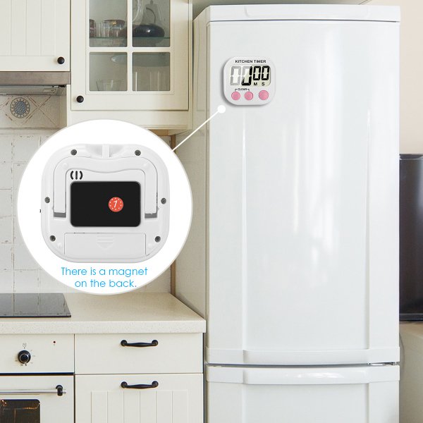 EIVOTOR HX103-2 LCD Electronic Timer Digital Timers Kitchen Timer Reminder 7 EIVOTOR HX103-2 LCD Electronic Timer Digital Timers Kitchen Timer Reminder - Image 7