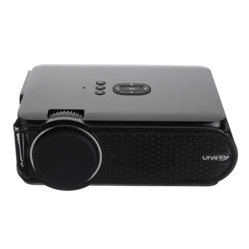 UHAPPY U90 Black Android 6.0 2000 Lumens LED WiFi bluetooth 4.0 Projector 800 x 480 Support 1080p 3