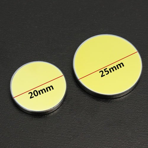 3Pcs Reflective Mirror Reflector Si Coated Gold for CO2 Laser Cutting Engraving 3