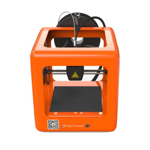 Easythreed® Orange NANO Mini Fully Assembled 3D Printer 90*110*110mm Printing Size Support One Key Printing with CE Certificate/1.75mm 0.4mm Nozzle fo 8