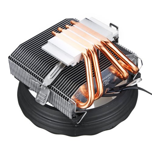 3 Pin 12V 12cm Horizontal CPU Cooler CPU Cooling Fan for Intel LGA 1150/1151/1155/1156/1366/775 AMD Heatsink 7