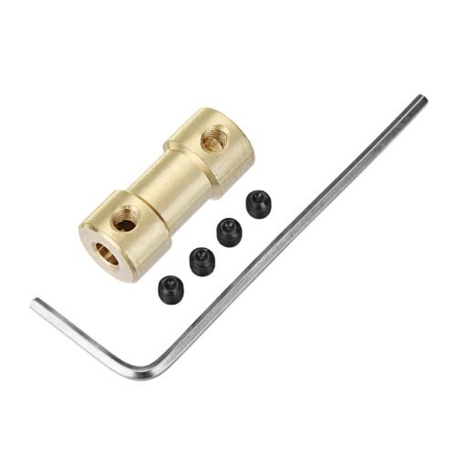 3.17mm-3.17mm Brass Coupler Spindle Motor Shaft Coupling Connector for EleksMill Engraver CNC Router 7