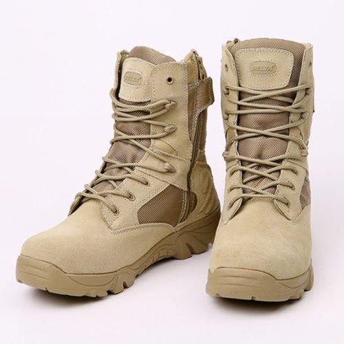 Army Men Commando Combat Desert Outdoor Hiking Boots Landing Tactical Military Shoes 10