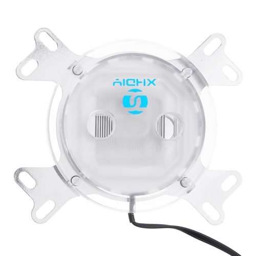 G1/4 LED Colorful Light CPU Cooler Water Cooling Water Block with Controller for Intel AM2 AM3 AM4 2