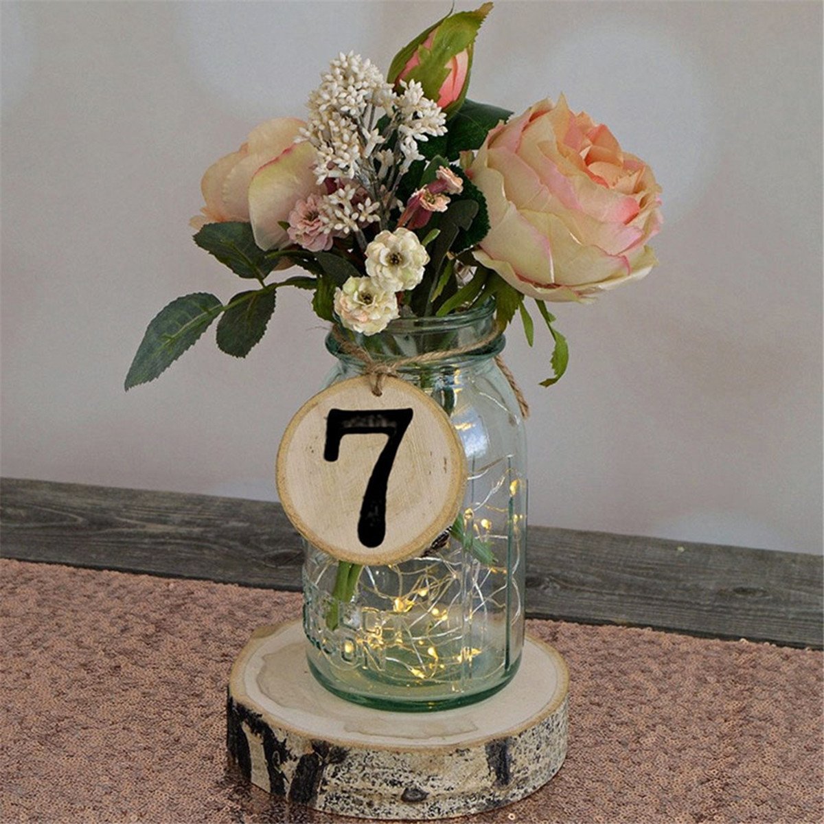 10Pcs/Lot Laser Engraving Wooden Number Hanging Table Cards Wedding Party Decor Reception Pendant 4 10Pcs/Lot Laser Engraving Wooden Number Hanging Table Cards Wedding Party Decor Reception Pendant - Image 4