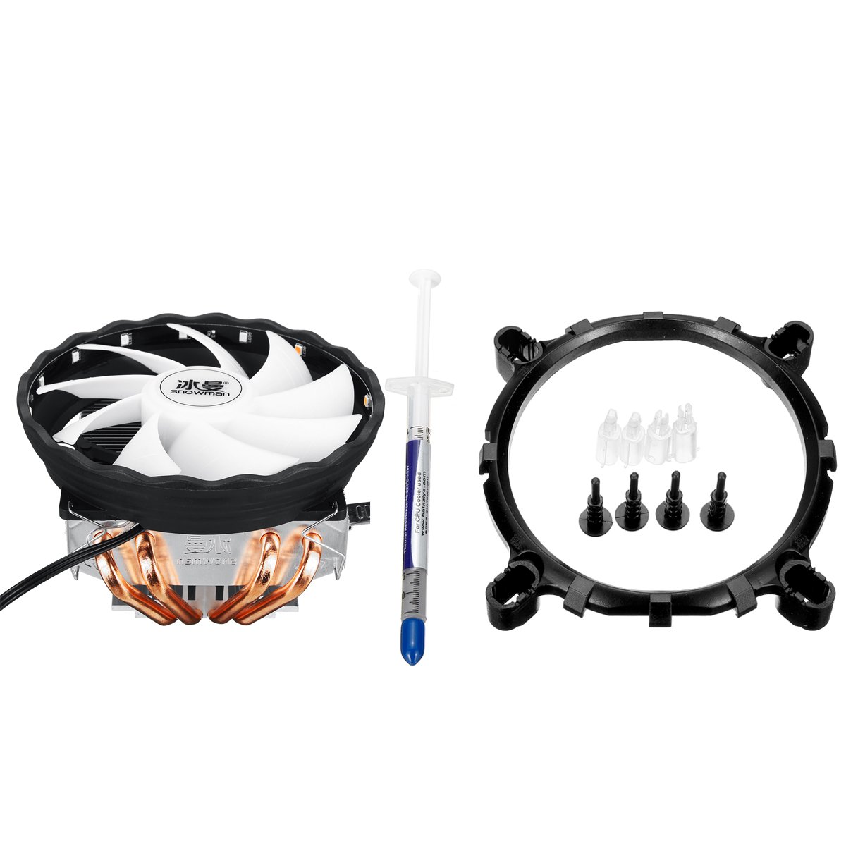 3 Pin 12V 12cm Horizontal CPU Cooler CPU Cooling Fan for Intel LGA 1150/1151/1155/1156/1366/775 AMD Heatsink 8 3 Pin 12V 12cm Horizontal CPU Cooler CPU Cooling Fan for Intel LGA 1150/1151/1155/1156/1366/775 AMD Heatsink - Image 8