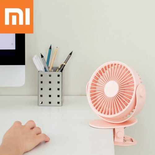 Xiaomi Jordan&Judy Clip-on USB Table Desktop Fan 720° Rotatable 3 Modes Wind Speed Cooling Fan Outdoor Travel 9