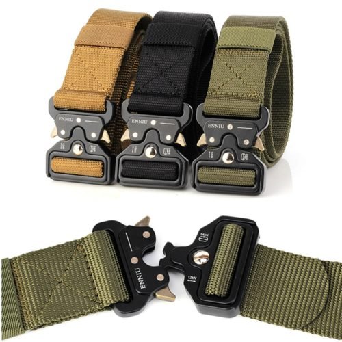 Survival Military Nylon Belts For Men Tactical Belt Waist Belt Strap Military Emergency EDC Gadget 8